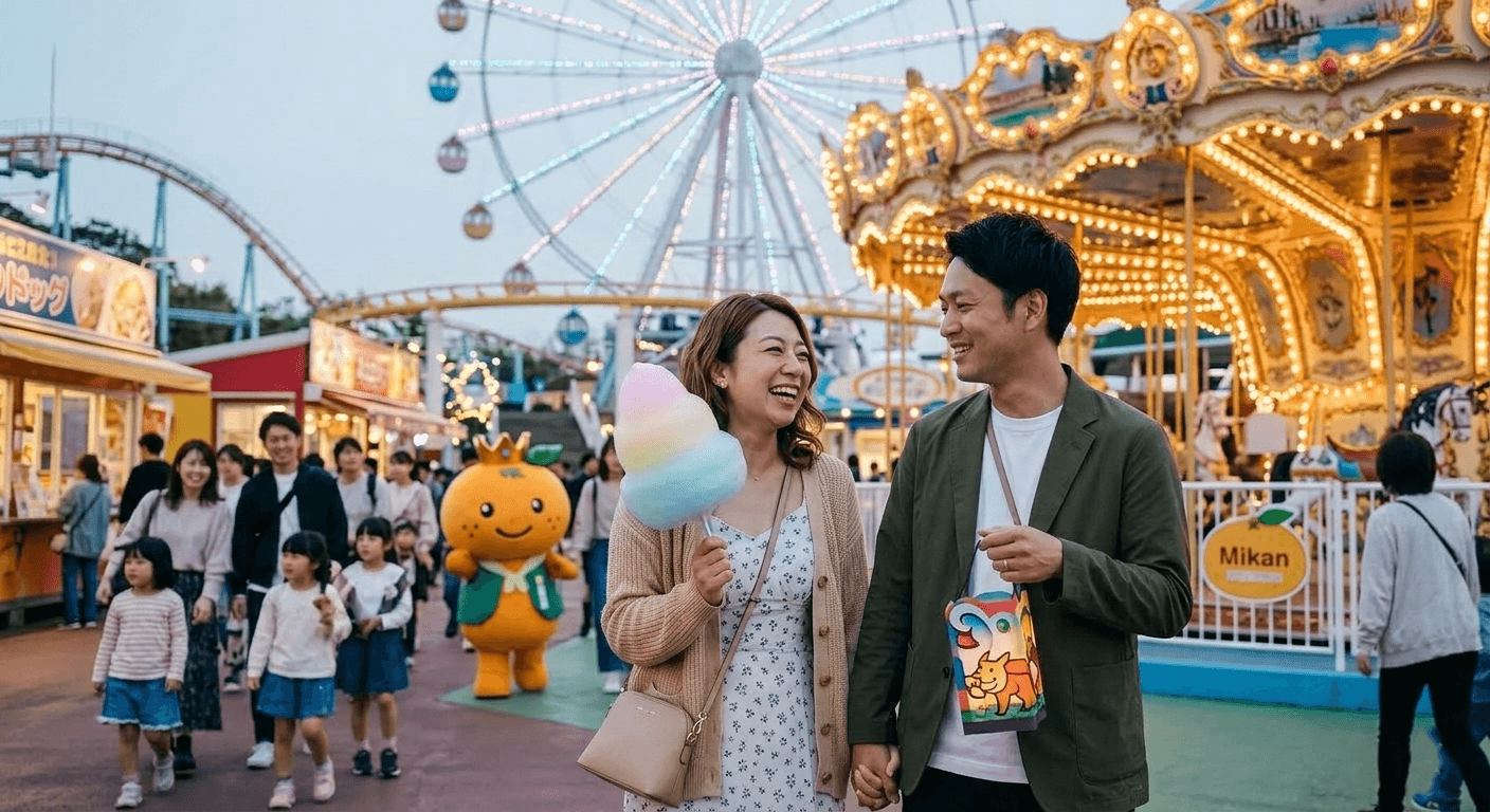 遊園地デート——あなたのためだけに時間を作る