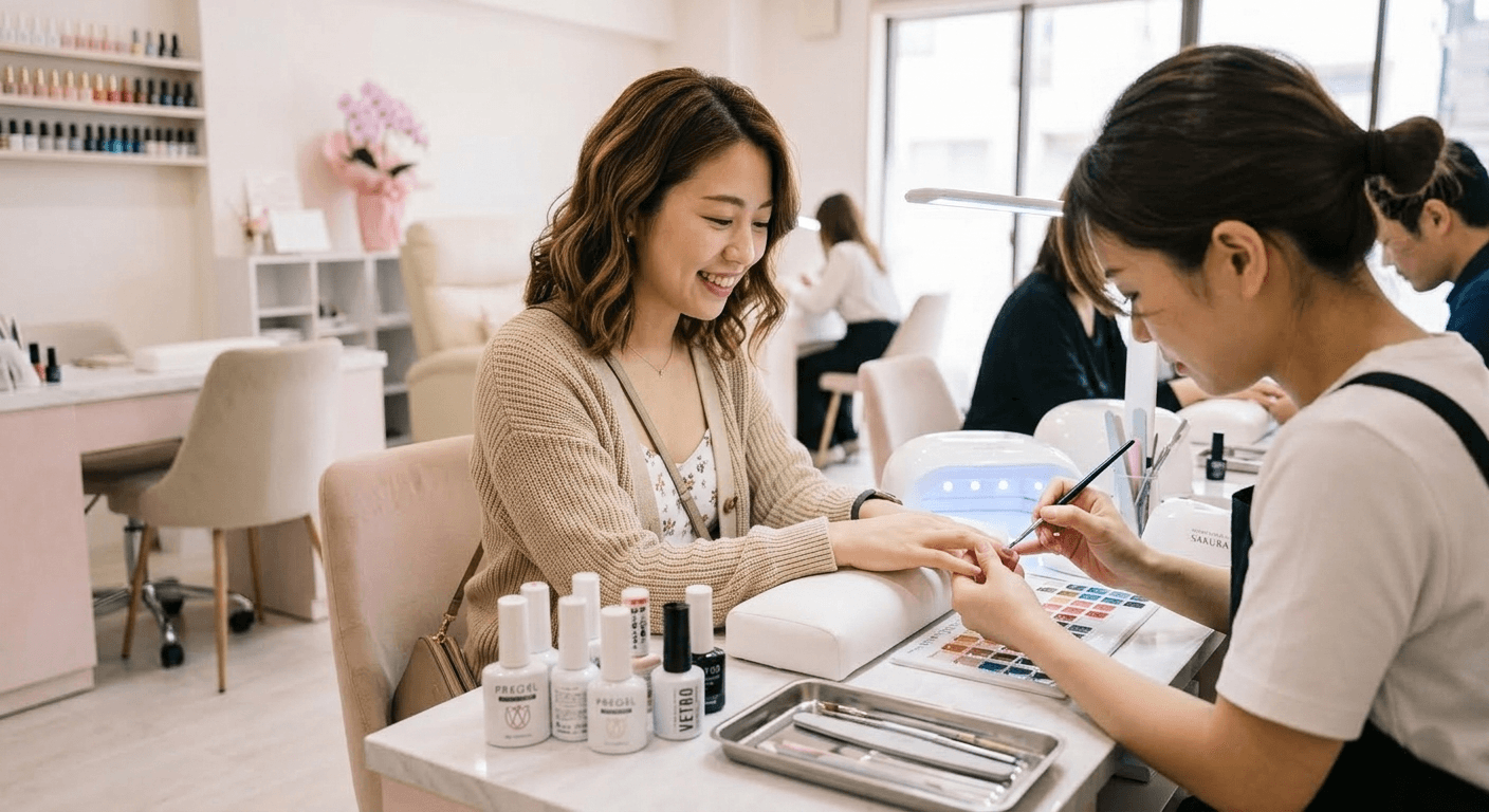 ネイルを変えた小さな変化に気づく