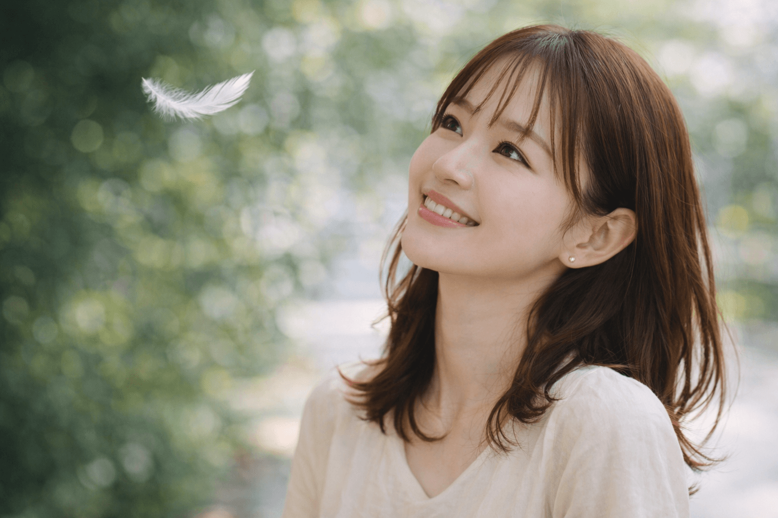 自然体で輝く女性──そのままのあなたで大丈夫