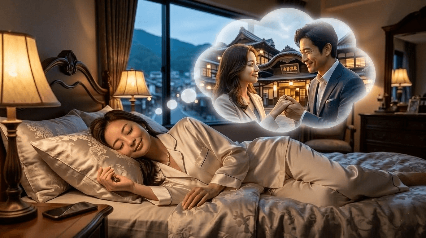 ベッドで眠る女性——元彼の夢を見る前兆