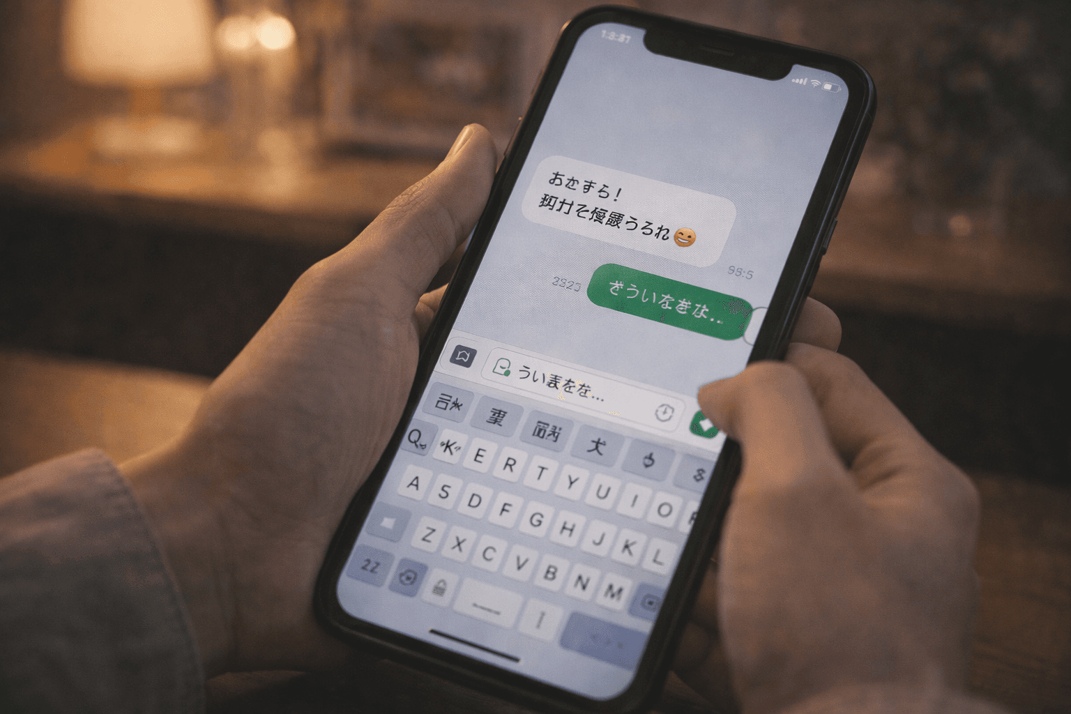 LINEで会話を続ける──返信が丁寧で終わらせない