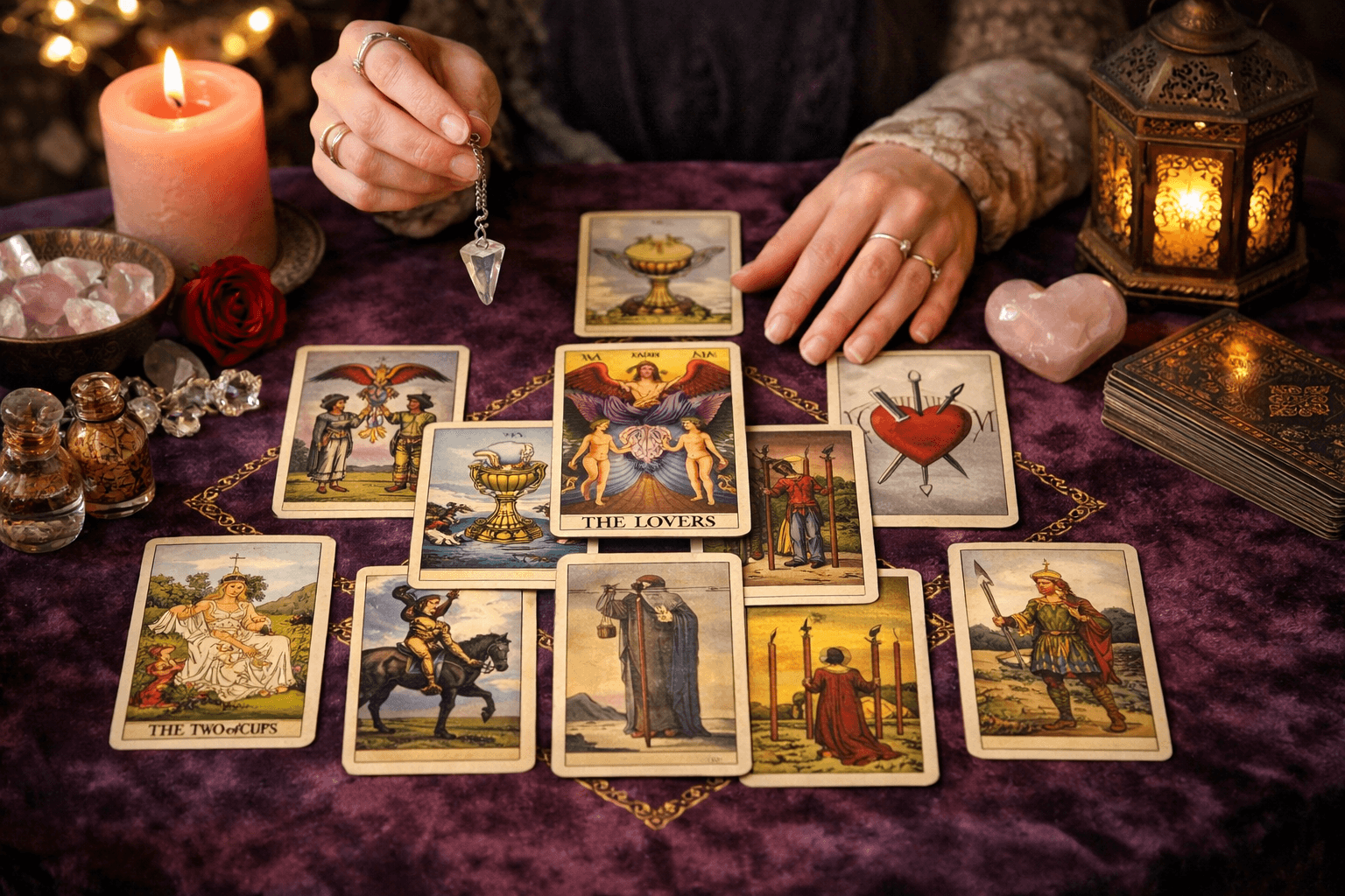 恋愛占いでよく出るタロットカード7枚｜あなたの恋に寄り添うカードの意味