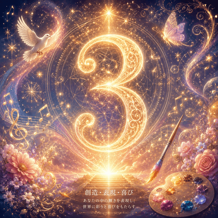運命数3の組み合わせ──黄金に輝く数字3
