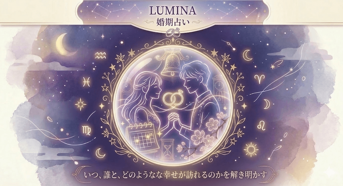 婚期を視る占いのイメージ