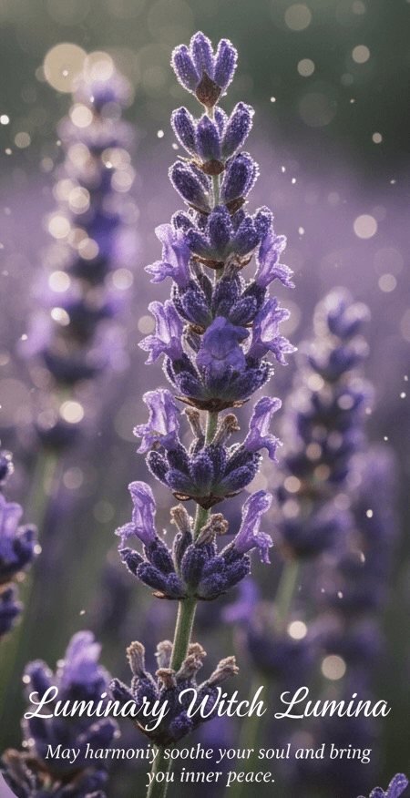 調和と安らぎの「ラベンダーと魔法の雫」