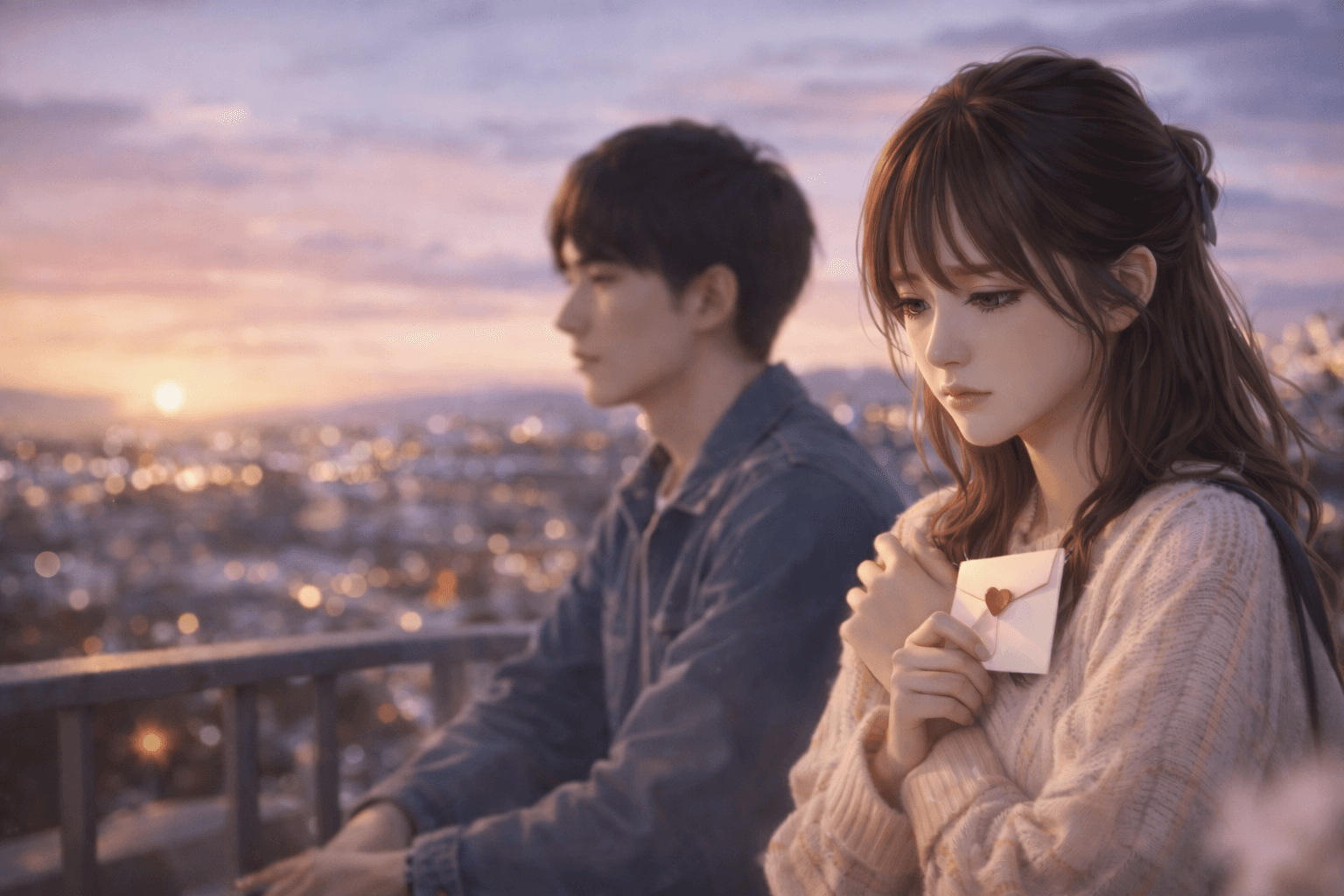 夕暮れの街で手紙を胸に抱く──あの人を理想化しすぎている