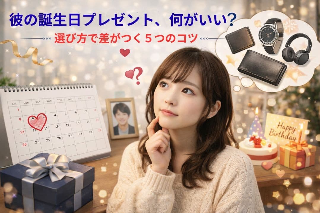 彼の誕生日プレゼント、何がいい?──選び方で差がつく5つのコツ