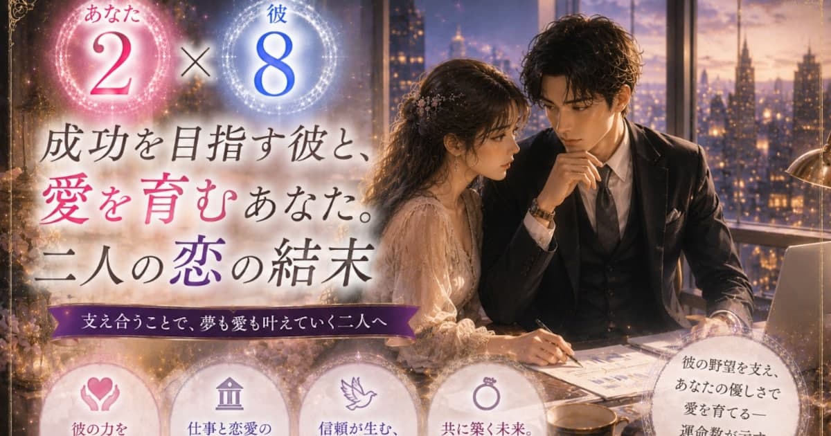 あなた2 × 彼8――成功を目指す彼と、愛を育むあなた。二人の恋の結末