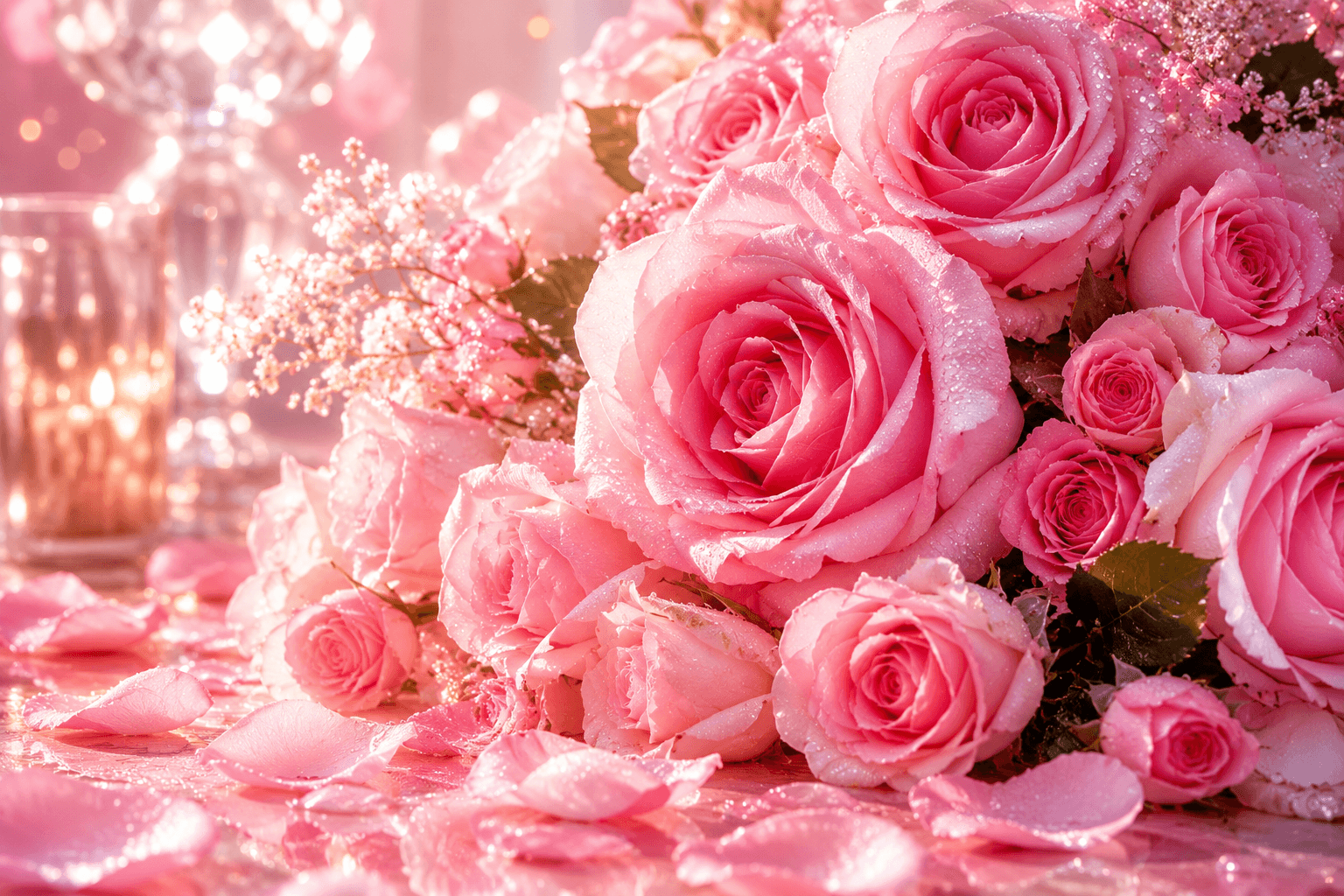 満開のピンクの薔薇──二人だけの物語へのまとめ