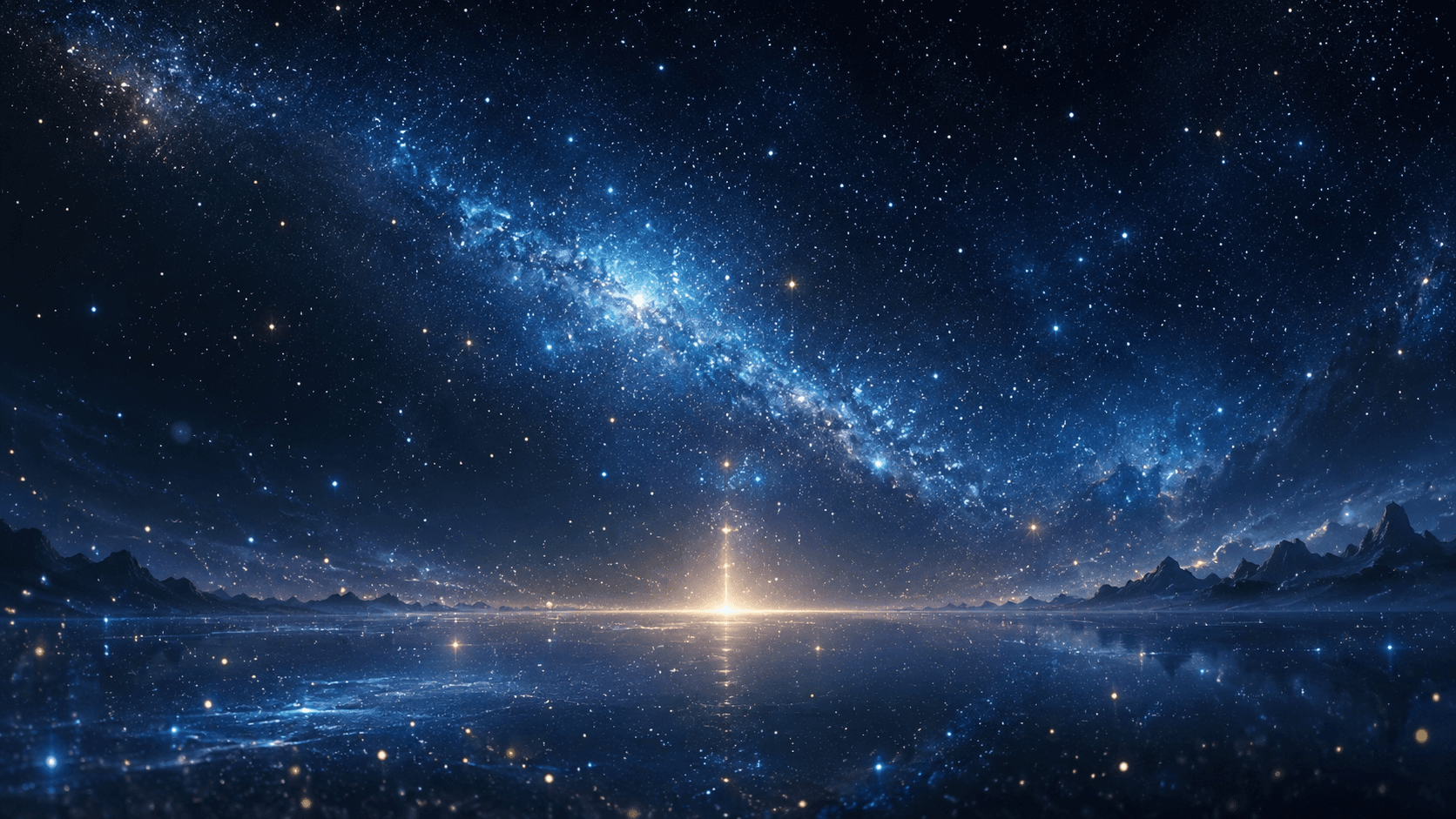 星が瞬く夜空——時空を超えた魂の繋がり