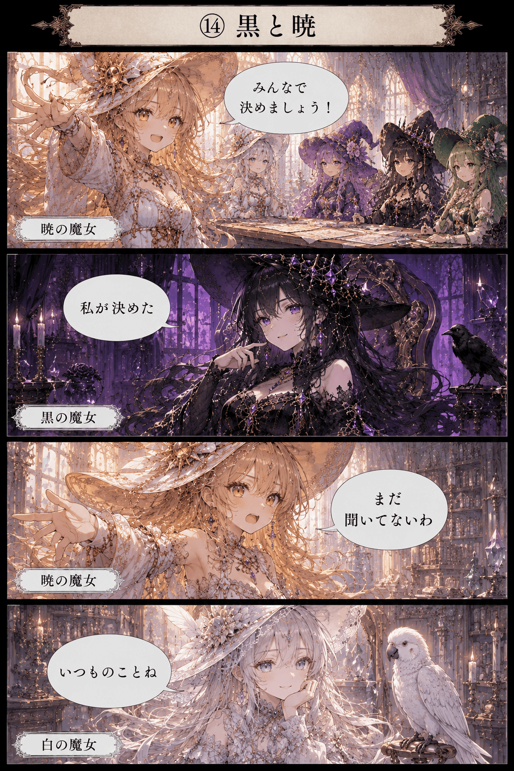 魔女たちの日常⑱ 黒と暁
