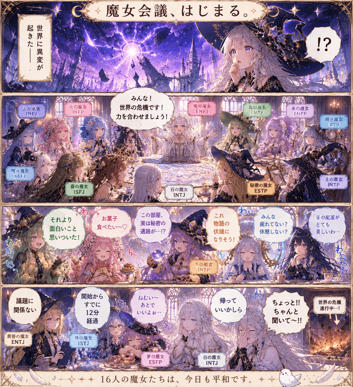 魔女たちの日常④ 魔女会議