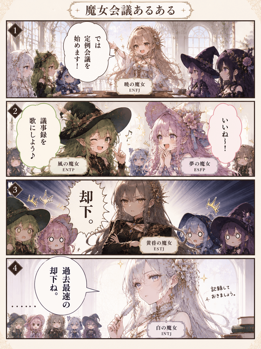 魔女たちの日常⑤ 魔女会議あるある