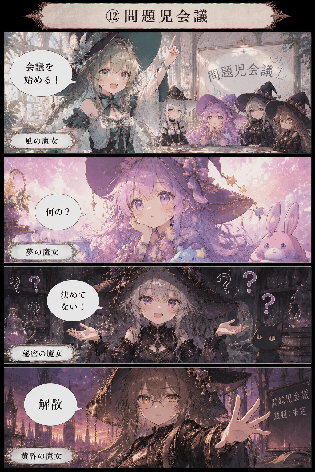 魔女たちの日常⑲ 問題児会議