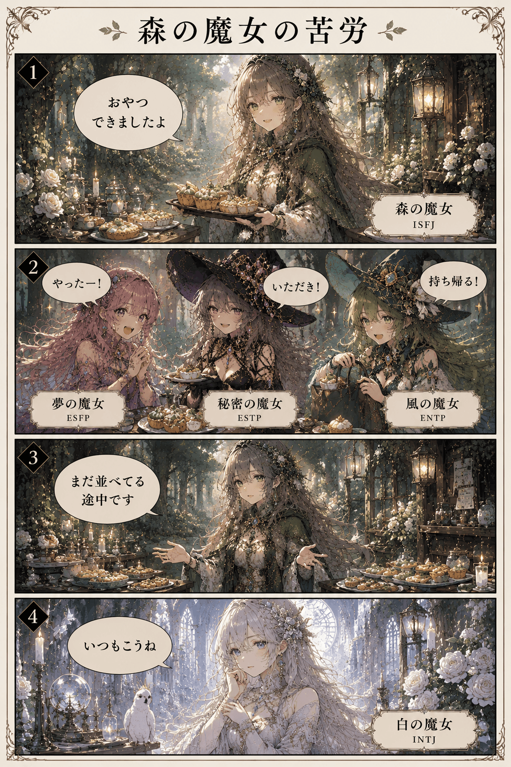 魔女たちの日常⑫ 森の魔女の苦労