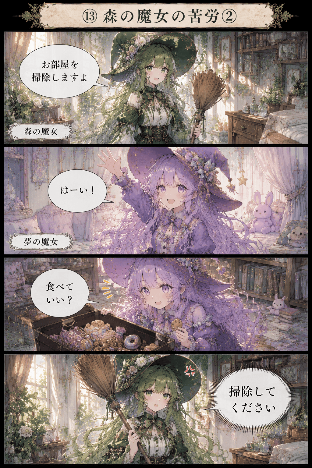 魔女たちの日常⑭ 森の魔女の苦労ふたたび
