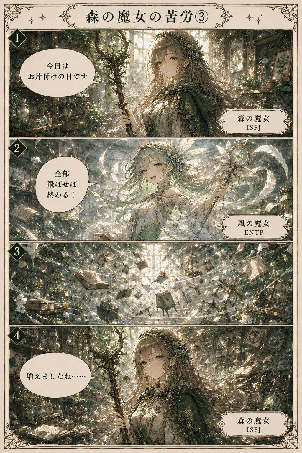 魔女たちの日常(21) 森の魔女の苦労みたび