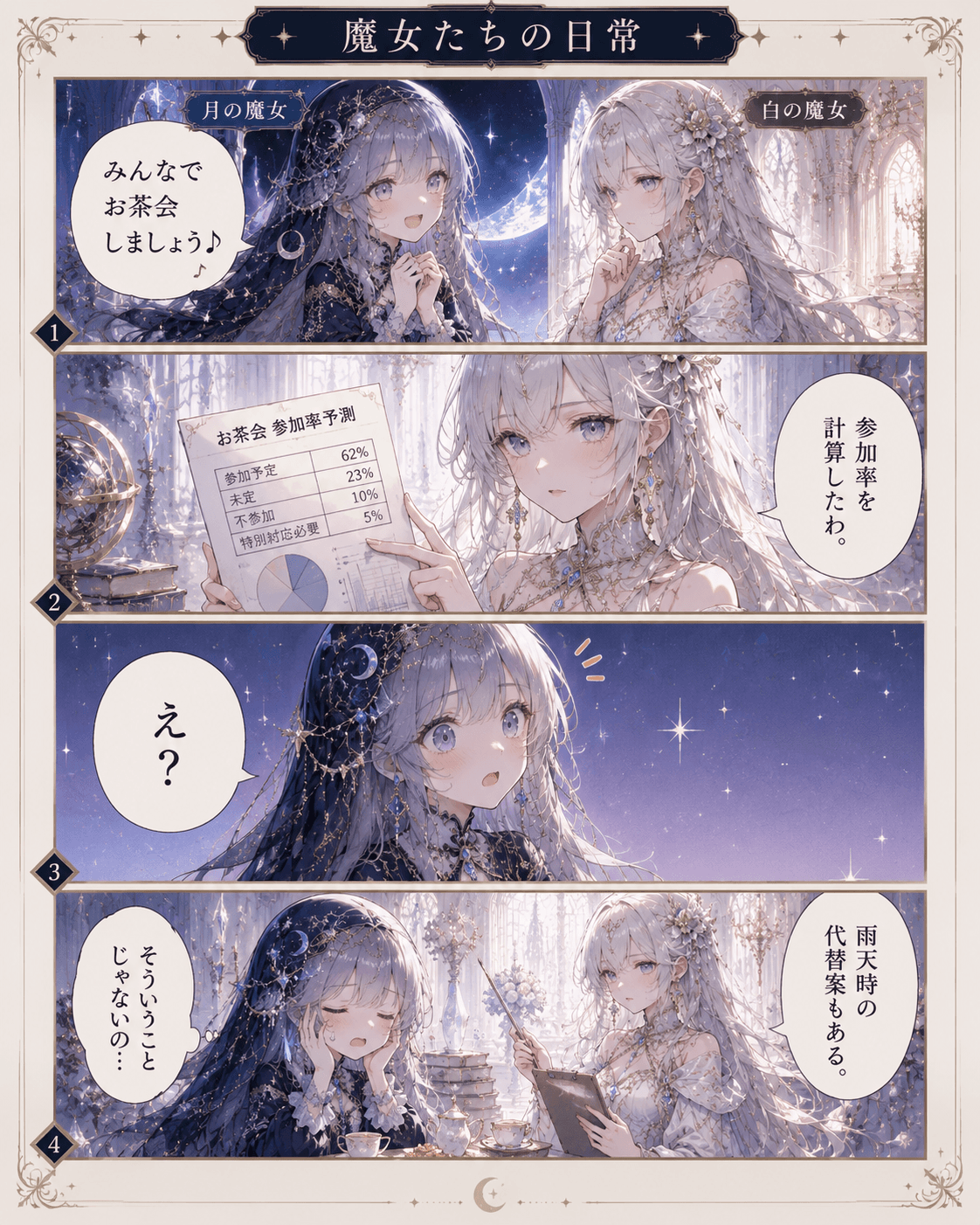 魔女たちの日常① お茶会