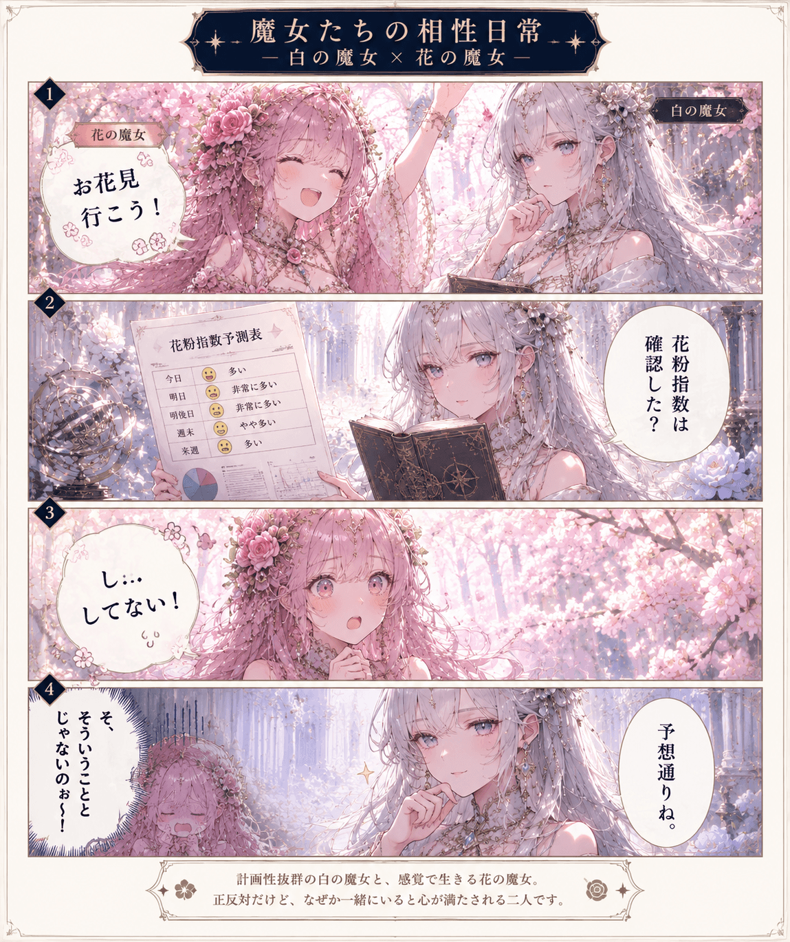 魔女たちの日常② お花見