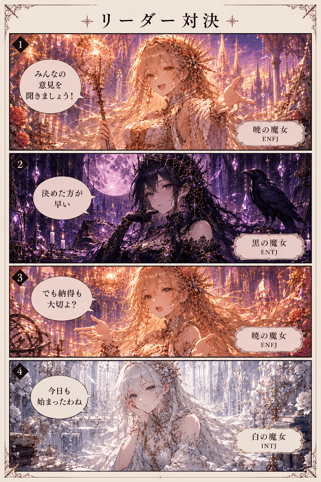 魔女たちの日常⑨ リーダー対決