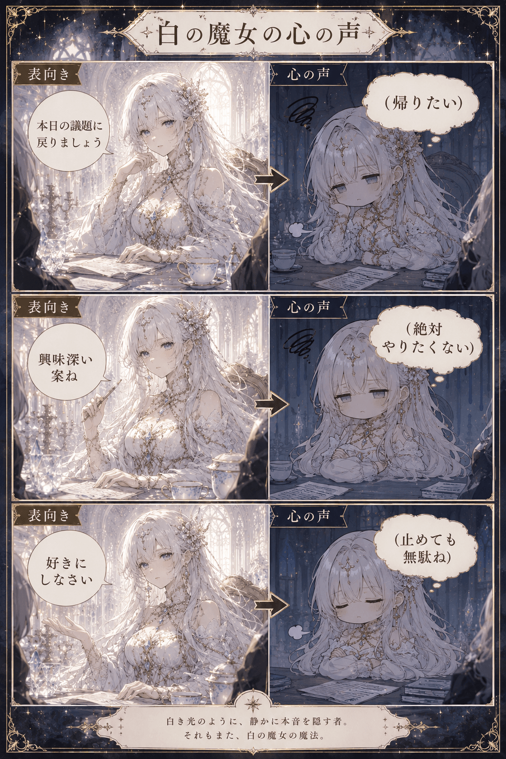 魔女たちの日常⑪ 白の魔女の声