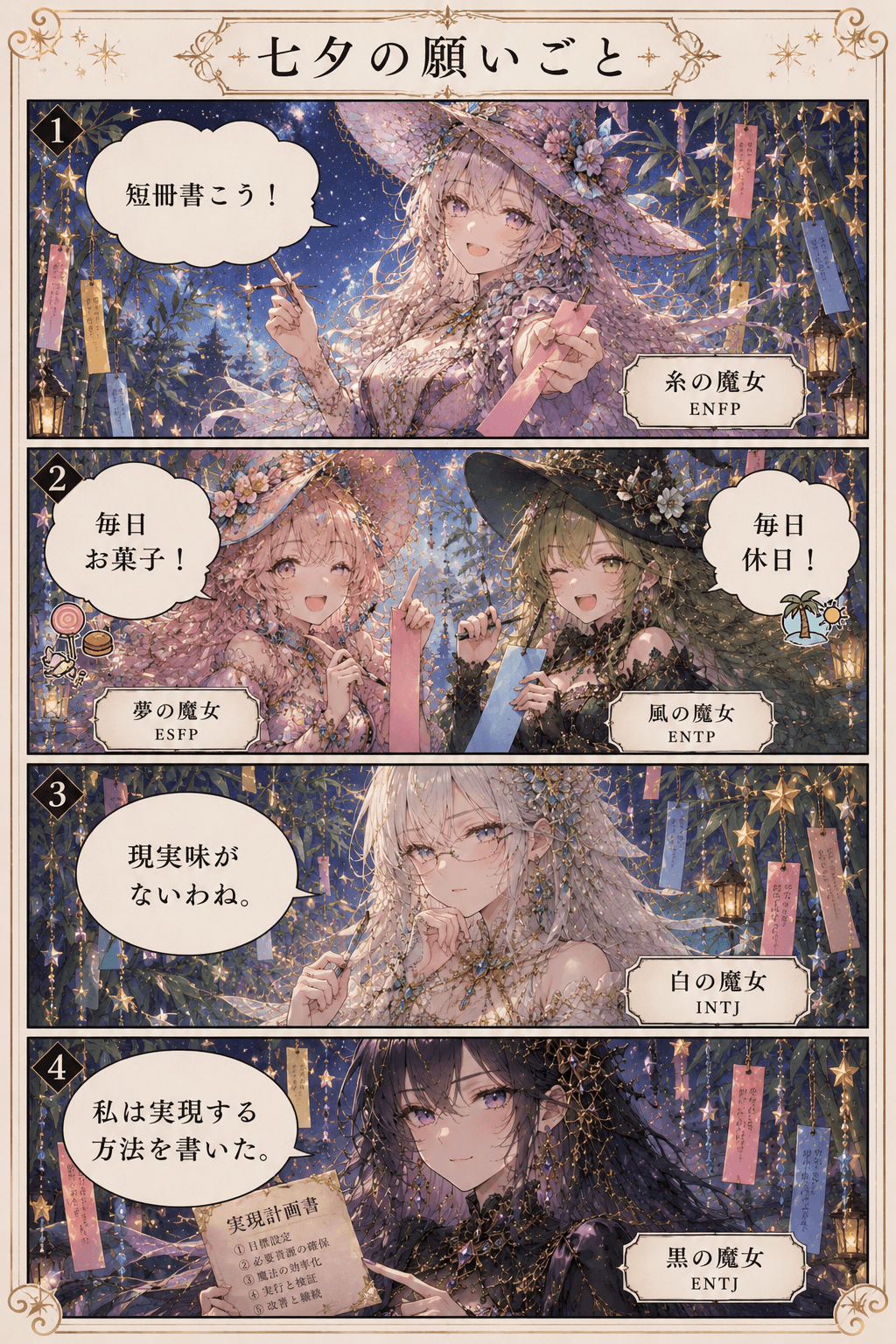 魔女たちの日常⑦ 七夕の願い