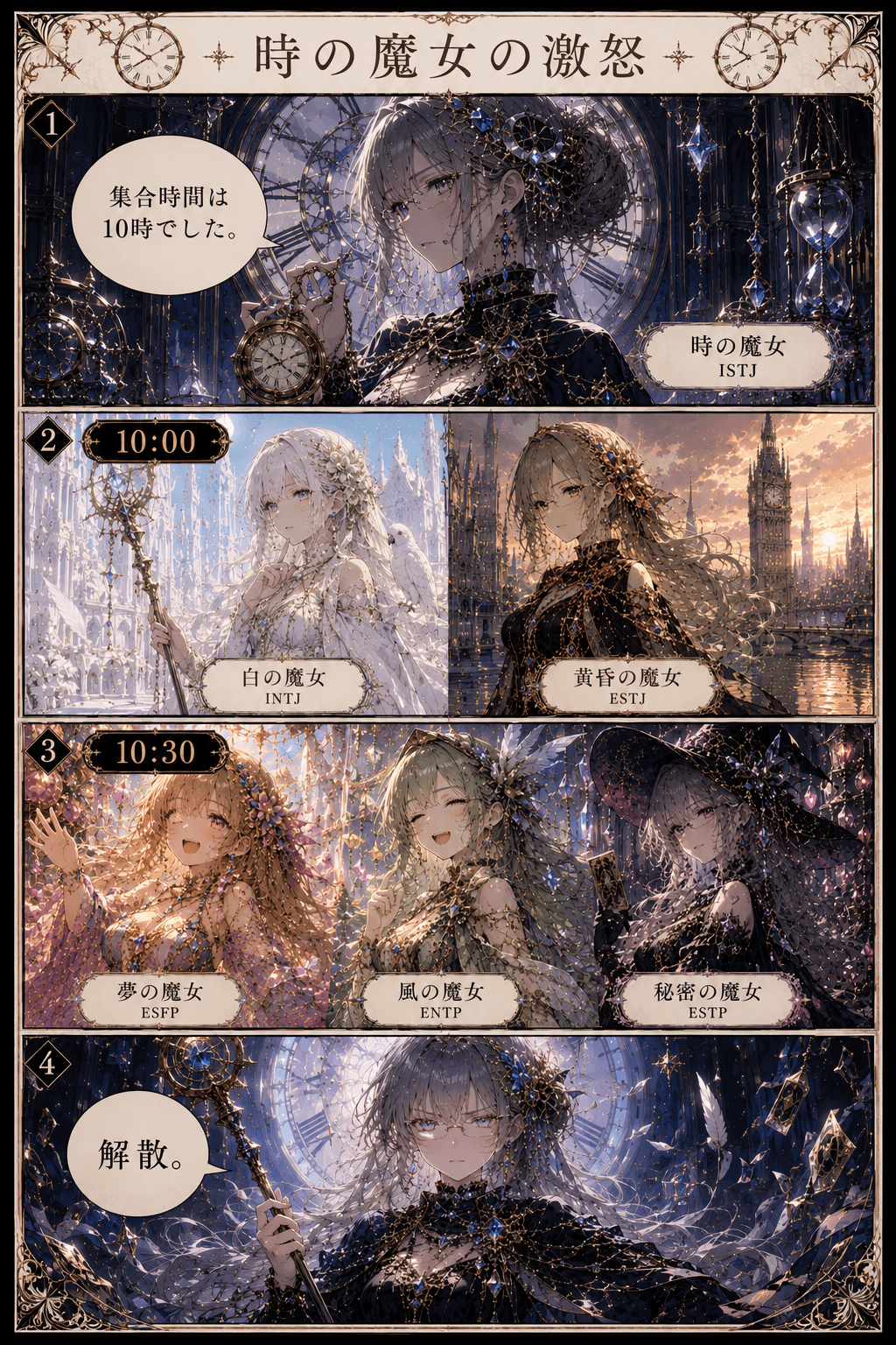 魔女たちの日常⑬ 時の魔女の激怒