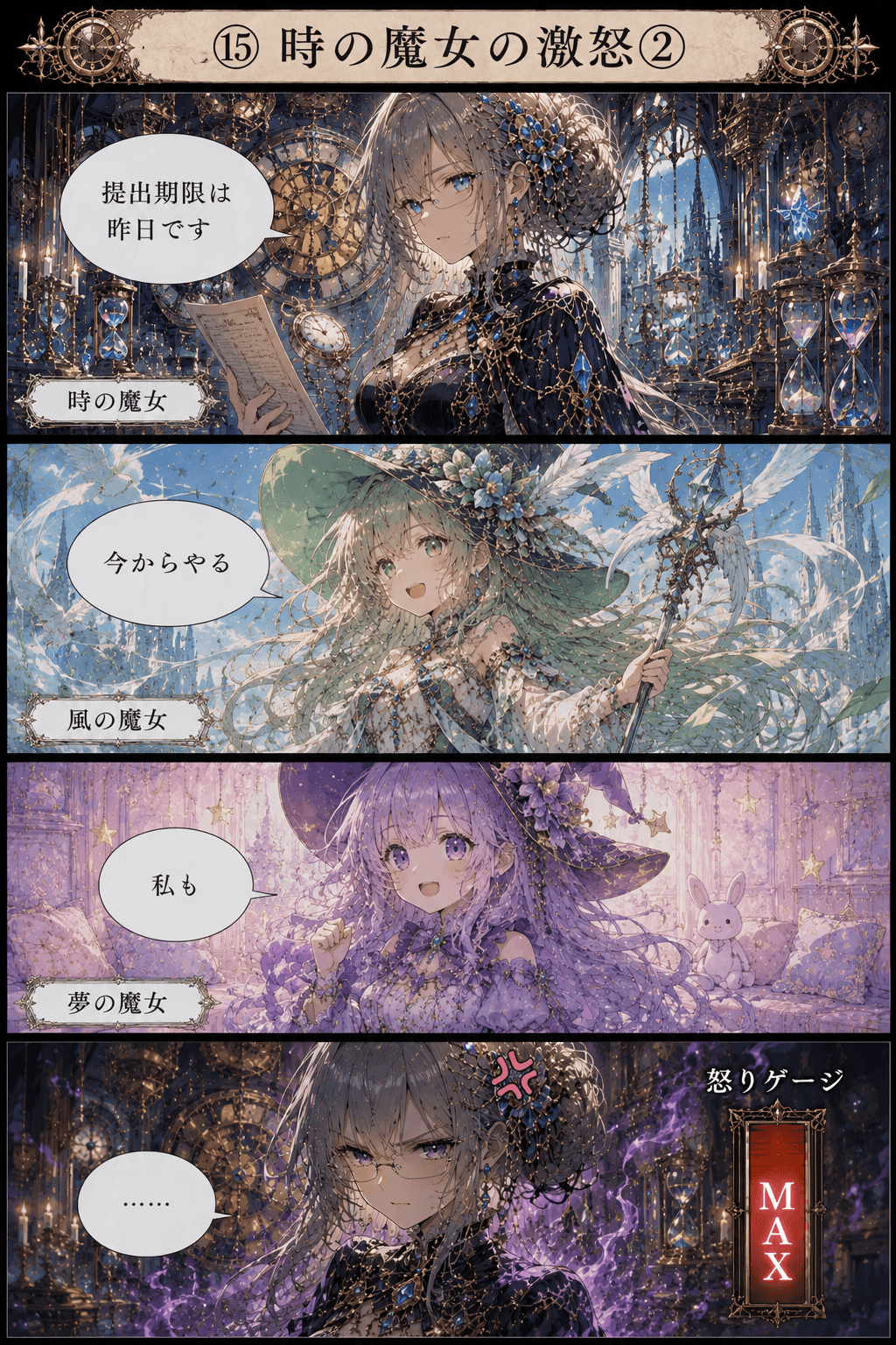魔女たちの日常⑮ 時の魔女の激怒ふたたび